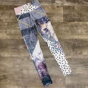 JALA Hydra SUP Yoga Swim Leggings Multicolor